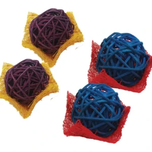 A & E Cage Loofah Bon Bons Small Animal Toy (Small) - Pet Home | The Perfect Pet Supplies Shopping Experience