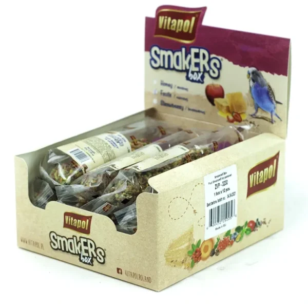 A & E Cages Vitapol Smakers Treat Stick Parakeet Fruit (12 PC) - Pet Home | The Perfect Pet Supplies Shopping Experience