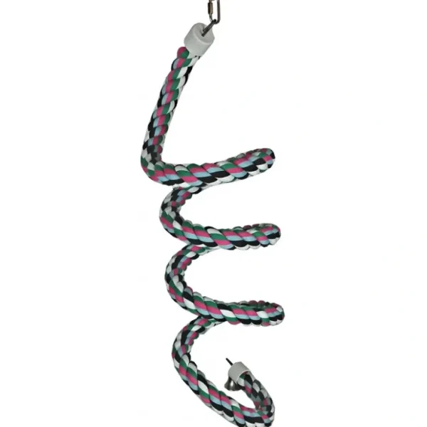 A &E Happy Beaks Cotton Rope Boing With Bell Bird Cage Accessory - Pet Home | The Perfect Pet Supplies Shopping Experience