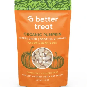 A Better Treat | Freeze Dried Raw USDA Organic Pumpkin Dog and Cat Tre - Pet Home | The Perfect Pet Supplies Shopping Experience