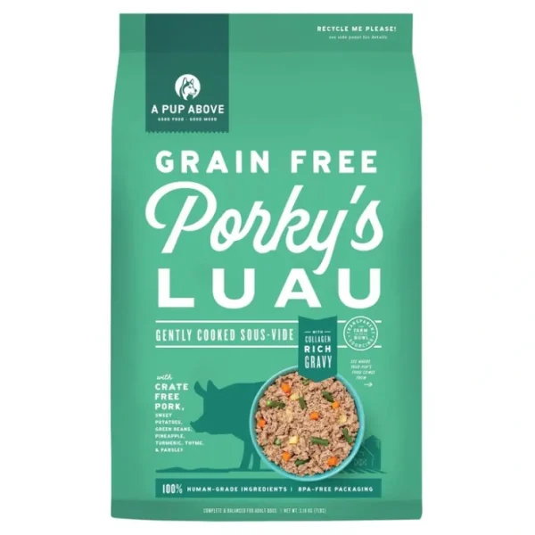 A Pup Above | Porky's Luau Sous Vide Gently Cooked Frozen Dog Food - Pet Home | The Perfect Pet Supplies Shopping Experience