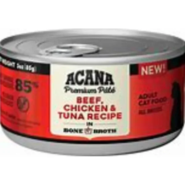 Acana - Premium Pate, Beef, Chicken Tuna Recipe Wet Cat Food - Pet Home | The Perfect Pet Supplies Shopping Experience