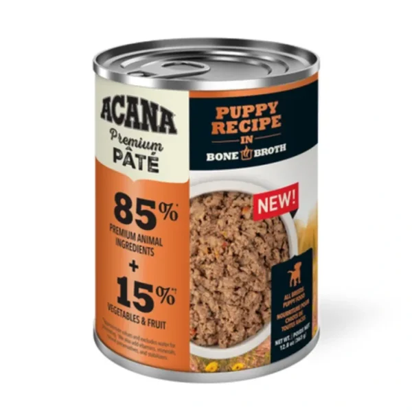 Acana - Premium Pate, Puppy Recipe in Bone Broth Wet Dog Food - Pet Home | The Perfect Pet Supplies Shopping Experience