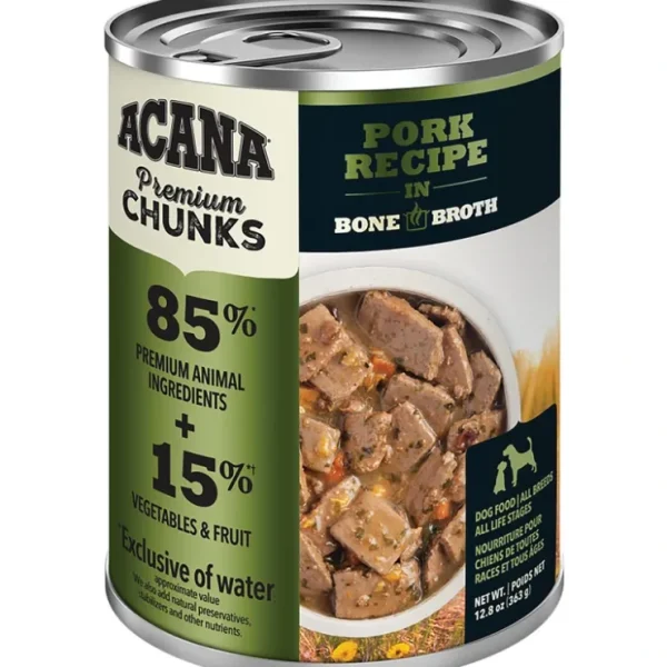 Acana, Can, Adult - Pork Recipe in Bone Broth - 363 g - Wet Dog Food - Pet Home | The Perfect Pet Supplies Shopping Experience