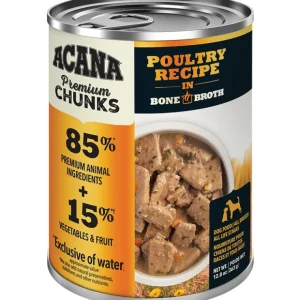 Acana, Can, Adult - Poultry Recipe in Bone Broth - 363 g - Wet Dog Food - Pet Home | The Perfect Pet Supplies Shopping Experience