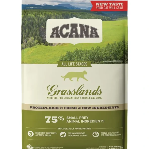 Acana, Feline Adult - Grasslands - Pet Home | The Perfect Pet Supplies Shopping Experience