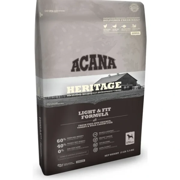 Acana Heritage Light and Fit Dog Food - Pet Home | The Perfect Pet Supplies Shopping Experience