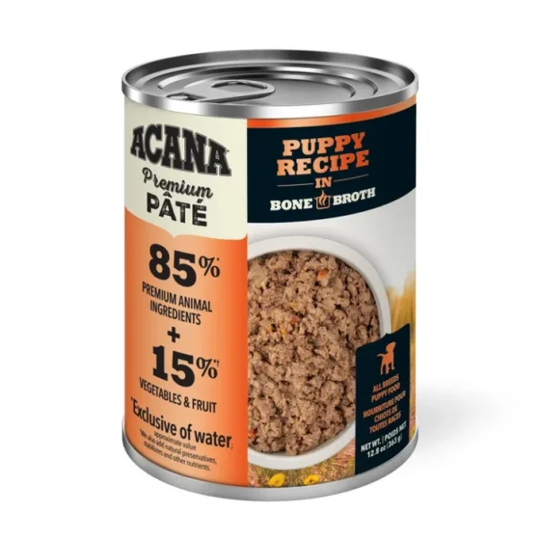 ACANA Premium Pt Puppy Recipe in Bone Broth Wet Dog Food (12.8 Oz Single) - Pet Home | The Perfect Pet Supplies Shopping Experience