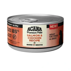 ACANA Premium Pt Salmon & Chicken Recipe in Bone Broth Wet Cat Food (3 Oz Single) - Pet Home | The Perfect Pet Supplies Shopping Experience