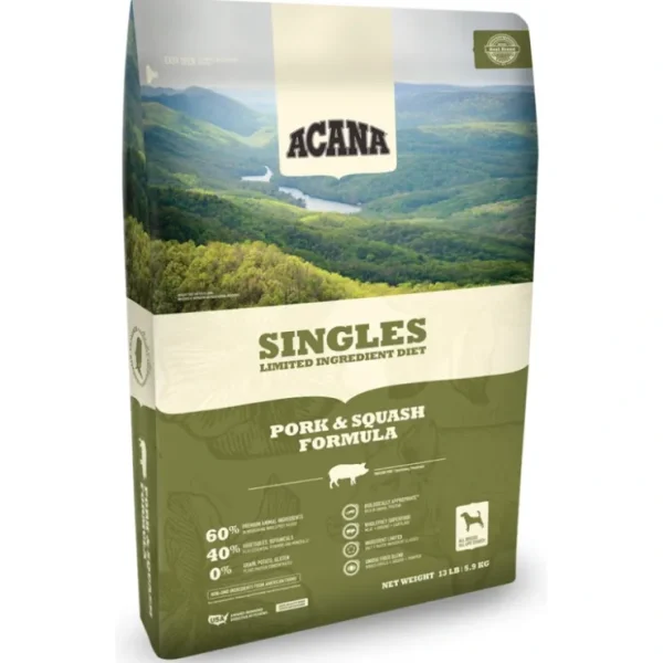 ACANA Singles Limited Ingredient Diet Pork and Squash Formula Grain Free Dry Dog Food - Pet Home | The Perfect Pet Supplies Shopping Experience