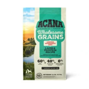 ACANA Wholesome Grains Limited Ingredient Diet Lamb &Pumpkin Recipe Dog Food - Pet Home | The Perfect Pet Supplies Shopping Experience