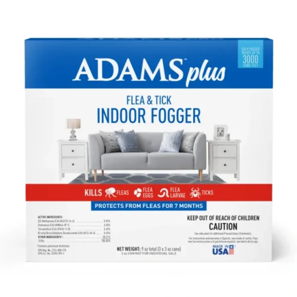 Adams Plus Flea &Tick Indoor Fogger - Pet Home | The Perfect Pet Supplies Shopping Experience