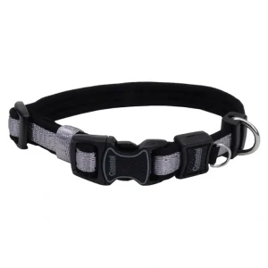 Adjustable Dog Collar, Grey, Extra Small - 5/8" x 8"-12" - Pet Home | The Perfect Pet Supplies Shopping Experience