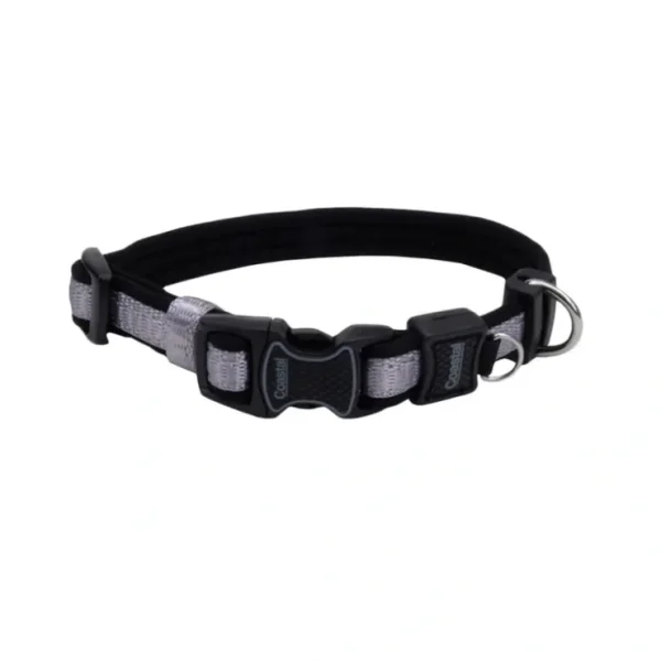 Adjustable Dog Collar, Grey, Small - 5/8" x 10"-14" - Pet Home | The Perfect Pet Supplies Shopping Experience