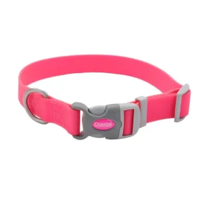 Adjustable Waterproof Collar, Fuscia, Medium - 1" x 14-20" - Pet Home | The Perfect Pet Supplies Shopping Experience