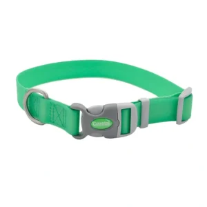 Adjustable Waterproof Collar, Lime, Medium - 1" x 14-20" - Pet Home | The Perfect Pet Supplies Shopping Experience