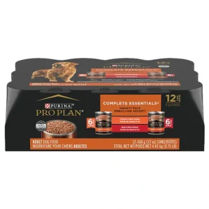 Adult Dog Complete Essentials Variety Pack - Chicken & Beef - 368 g x 12, wet dog food - Pet Home | The Perfect Pet Supplies Shopping Experience