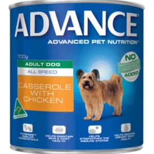 Advance Adult All Breed, Casserole with Chicken 700g - Pet Home | The Perfect Pet Supplies Shopping Experience
