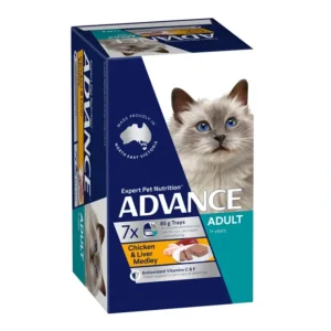 Advance Adult Cat Chicken & Liver Medley 85g x 7 Trays - Pet Home | The Perfect Pet Supplies Shopping Experience