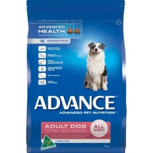 Advance Adult Total Wellbeing All Breed, Lamb & Rice 3kg - Pet Home | The Perfect Pet Supplies Shopping Experience