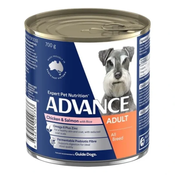 Advance Canine Adult All Breed Chicken Salmon Rice 700g x 12 - Pet Home | The Perfect Pet Supplies Shopping Experience