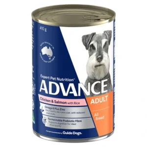 Advance Canine Adult All Breed Chicken Salmon Rice 410g x 12 - Pet Home | The Perfect Pet Supplies Shopping Experience
