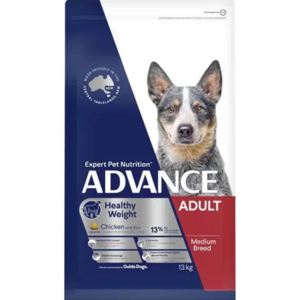 Advance Canine Healthy Weight Medium Breed Chicken 13kg - Pet Home | The Perfect Pet Supplies Shopping Experience
