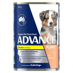 Advance Canine Puppy Chicken & Rice Cans 410gm x 12 - Pet Home | The Perfect Pet Supplies Shopping Experience