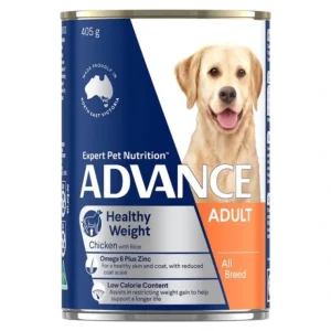 Advance Canine Weight Control All Breed Chicken Rice 405gm x 12 cans - Pet Home | The Perfect Pet Supplies Shopping Experience