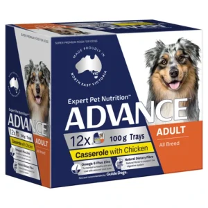 Advance Casserole With Chicken Adult Trays Wet Dog Food 100g x 12 - Pet Home | The Perfect Pet Supplies Shopping Experience