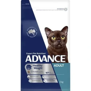 Advance Cat Healthy Weight - Chicken with Rice 2kg - Pet Home | The Perfect Pet Supplies Shopping Experience