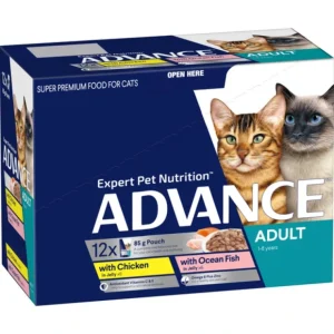 Advance Cat wet food pouches Multi Pack in jelly 12 x 85gm - Pet Home | The Perfect Pet Supplies Shopping Experience