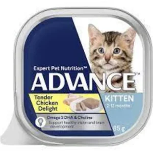 Advance Kitten Tender Chicken Delight 85g x 7 - Pet Home | The Perfect Pet Supplies Shopping Experience