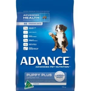 Advance Puppy Plus Growth Large+ Breed, Chicken 15kg - Pet Home | The Perfect Pet Supplies Shopping Experience