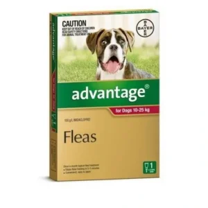 Advantage Red Single Dose Pack for dogs 10- 25kg - Pet Home | The Perfect Pet Supplies Shopping Experience