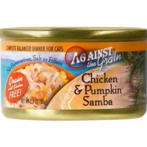Against the Grain Chicken and Pumpkin Samba Canned Cat Food - Pet Home | The Perfect Pet Supplies Shopping Experience
