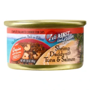 Against the Grain Shrimp Daddy with Tuna and Salmon Canned Cat Food - Pet Home | The Perfect Pet Supplies Shopping Experience