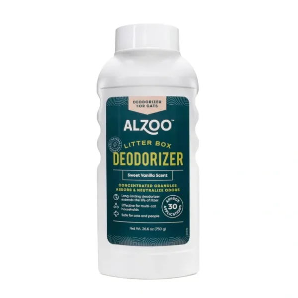 Alzoo Mineral-Based Cat litter Deodorizer Sweet Vanilla (26 oz) - Pet Home | The Perfect Pet Supplies Shopping Experience