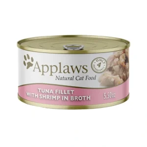 Applaws, Can, Feline Adult - Tuna w/ Shrimp - 156 g - Wet Cat Food - Pet Home | The Perfect Pet Supplies Shopping Experience