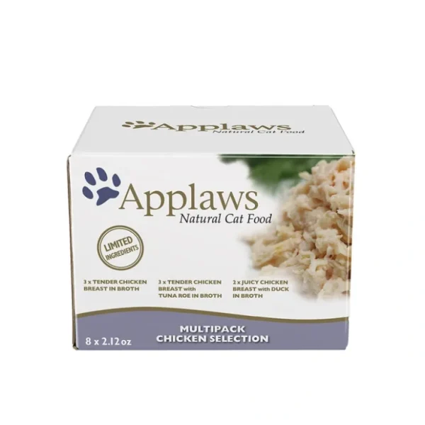 Applaws, Pot, Feline Adult - Chicken Selection VP - 8x60g - 4 Pk - Wet Cat Food - Pet Home | The Perfect Pet Supplies Shopping Experience