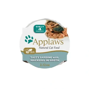 Applaws, Pot, Feline Adult - Sardine w/ Mackerel - 60 g - Wet Cat Food - Pet Home | The Perfect Pet Supplies Shopping Experience
