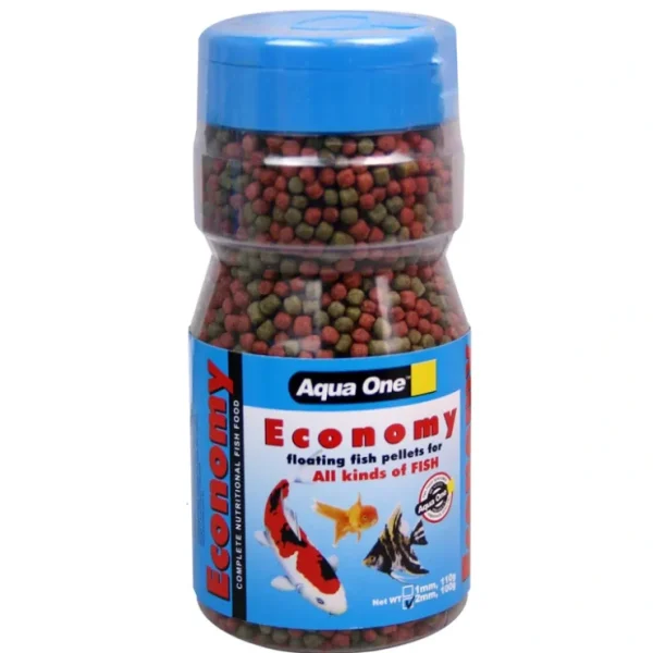 Aqua One Economy Pellets Medium 100g Bottle - Pet Home | The Perfect Pet Supplies Shopping Experience