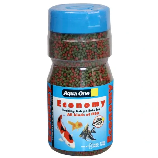 Aqua One Economy Pellets Small 110g Bottle - Pet Home | The Perfect Pet Supplies Shopping Experience