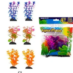 Aquaplant 3.5in Betta Various Colors 6pc Bag - Pet Home | The Perfect Pet Supplies Shopping Experience
