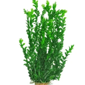 Aquatop Green Medium Leaf Plastic Plant with Weighted Base - Pet Home | The Perfect Pet Supplies Shopping Experience