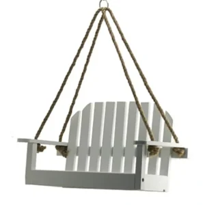 Audubon/woodlink-Rustic Farmhouse Platform Swing Feeder- White - Pet Home | The Perfect Pet Supplies Shopping Experience