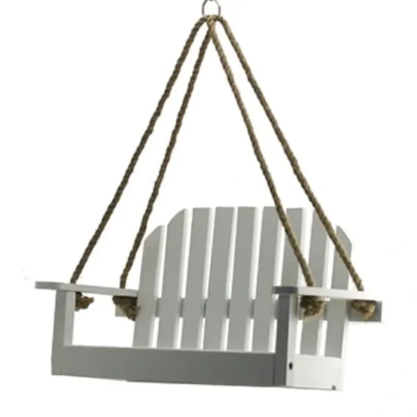 Audubon/woodlink-Rustic Farmhouse Platform Swing Feeder- White - Pet Home | The Perfect Pet Supplies Shopping Experience