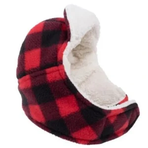 Aviator Hat Red Buffalo Fleece - Pet Home | The Perfect Pet Supplies Shopping Experience