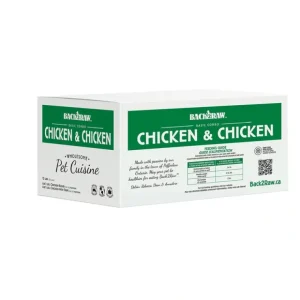 Back2Raw, Basics, Patty - Chicken w/ Tripe & Chicken Blend - 5.44 kg(12x0.45kg) - Pet Home | The Perfect Pet Supplies Shopping Experience