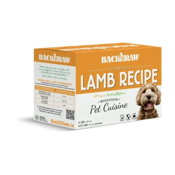 Back2Raw, Complete - Lamb Recipe - 1.81 kg - 4 x 1 lb - Pet Home | The Perfect Pet Supplies Shopping Experience